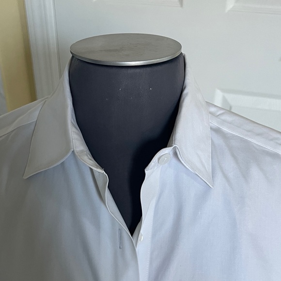 Talbots White Women's Blouse - Picture 2 of 5